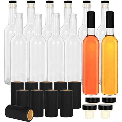 330ml 500 Ml/16 Oz Home Brewing Wine Juicing Bottles Clear Frosted